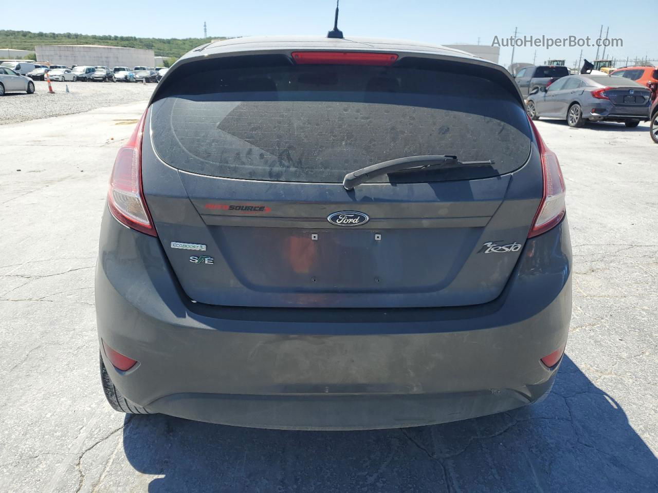 2017 Ford Fiesta Se Gray vin: 3FADP4EE7HM143051