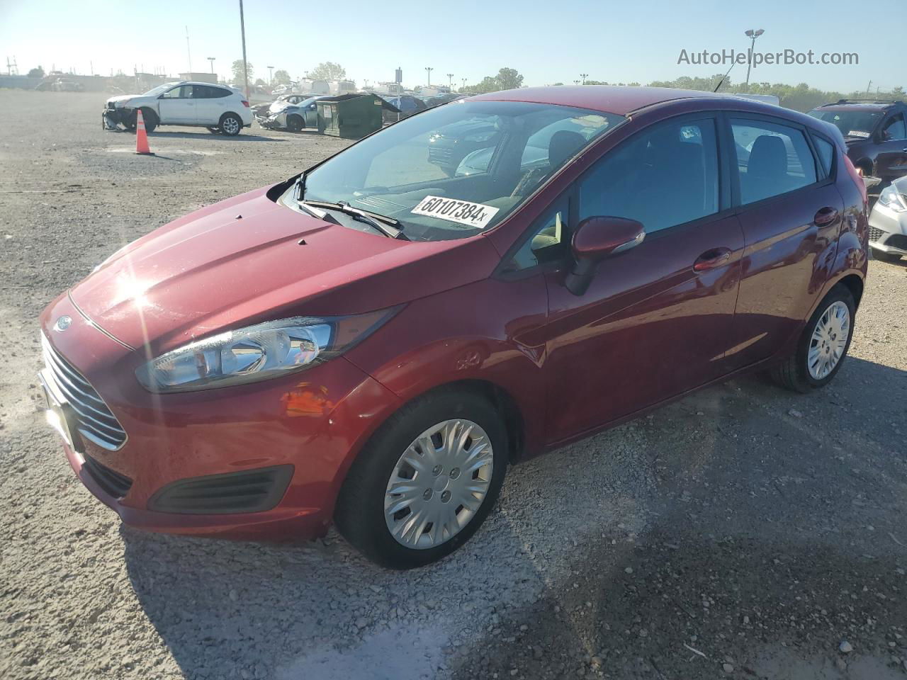 2015 Ford Fiesta Se Красный vin: 3FADP4EE9FM223979