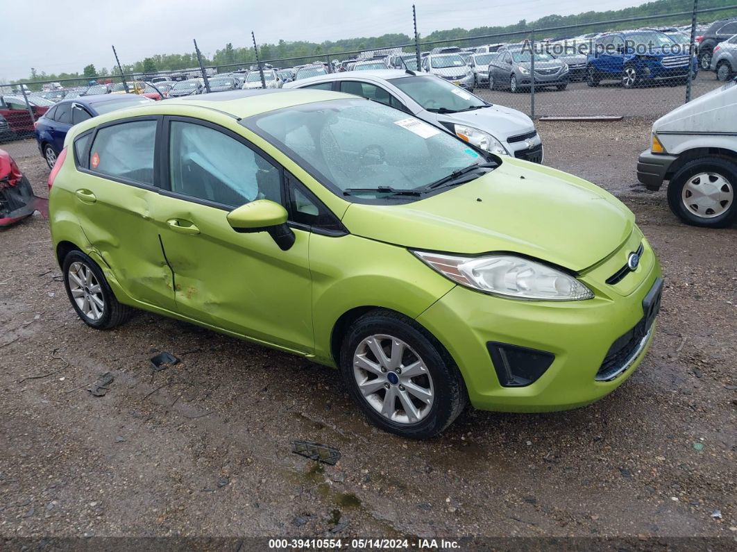 2011 Ford Fiesta Se Green vin: 3FADP4EJ0BM134678