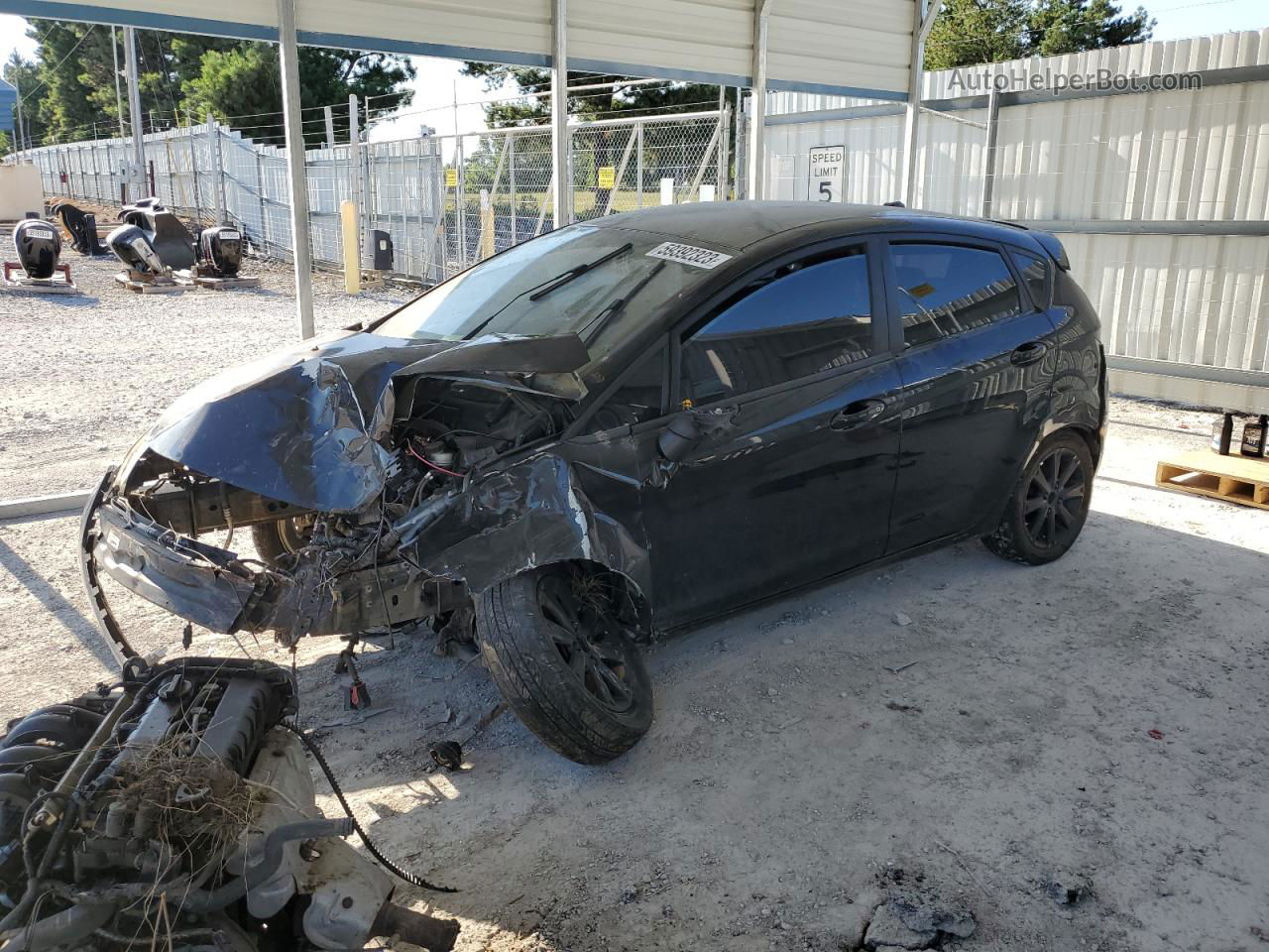 2011 Ford Fiesta Se Black vin: 3FADP4EJ0BM142442