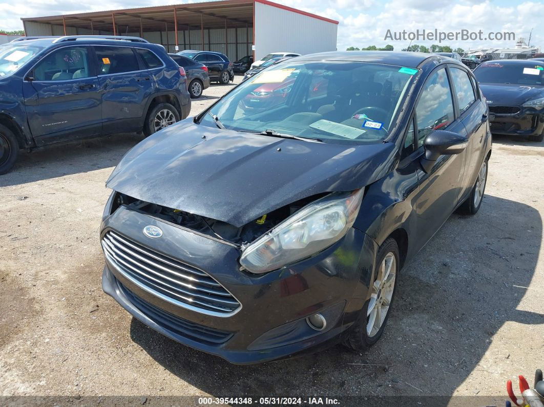 2015 Ford Fiesta Se Black vin: 3FADP4EJ0FM105719