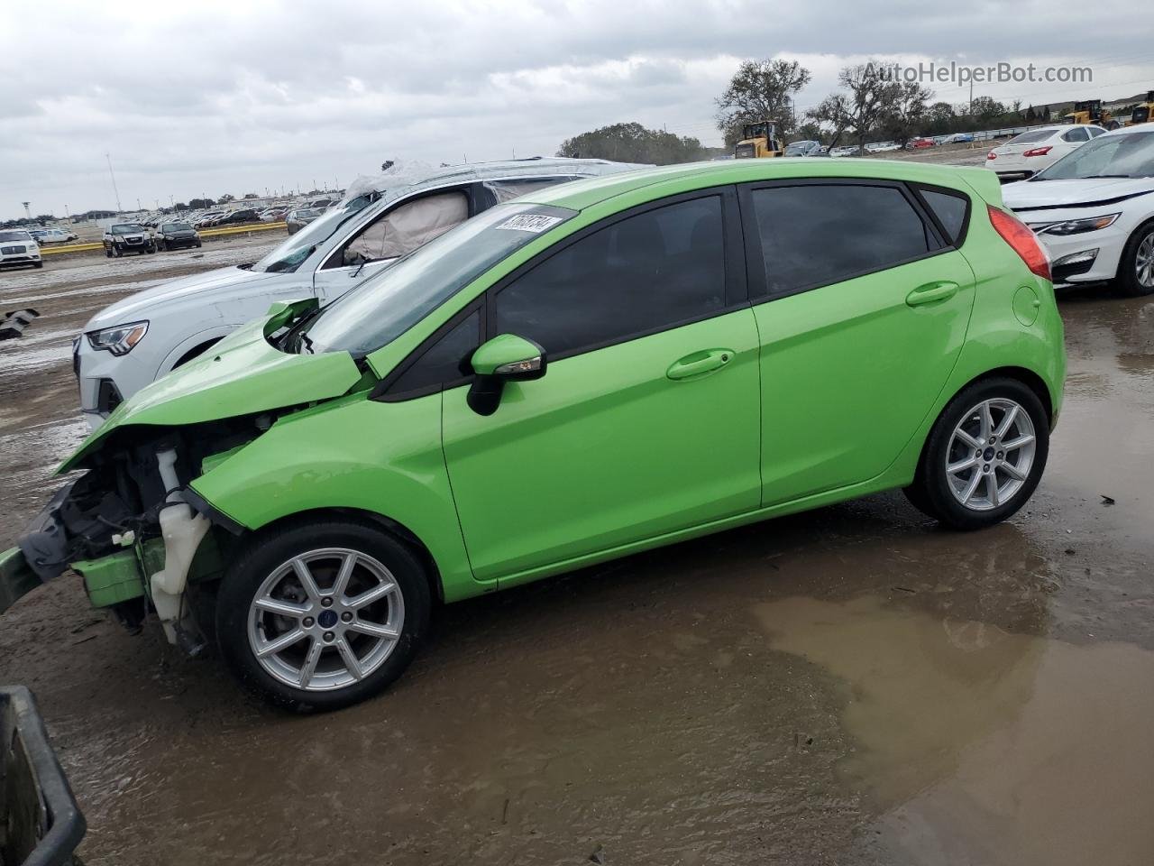 2015 Ford Fiesta Se Green vin: 3FADP4EJ0FM132743