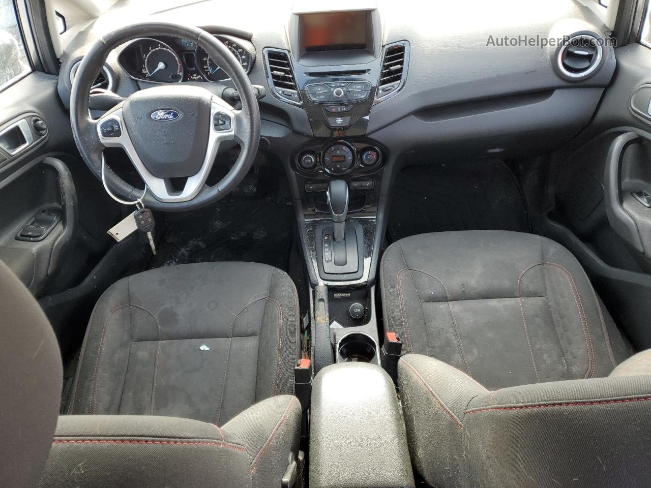 2015 Ford Fiesta Se Gray vin: 3FADP4EJ0FM185460
