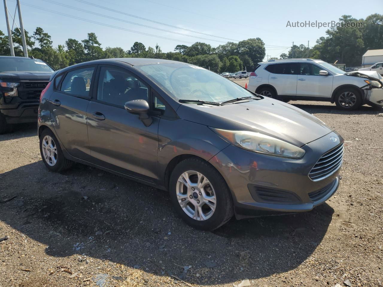 2015 Ford Fiesta Se Gray vin: 3FADP4EJ0FM214004