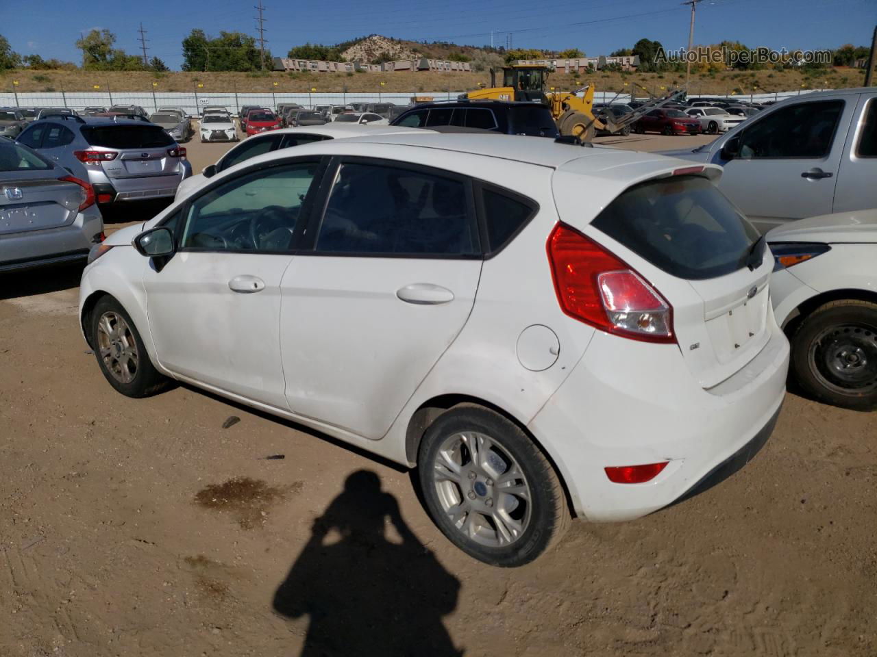 2015 Ford Fiesta Se White vin: 3FADP4EJ0FM224757