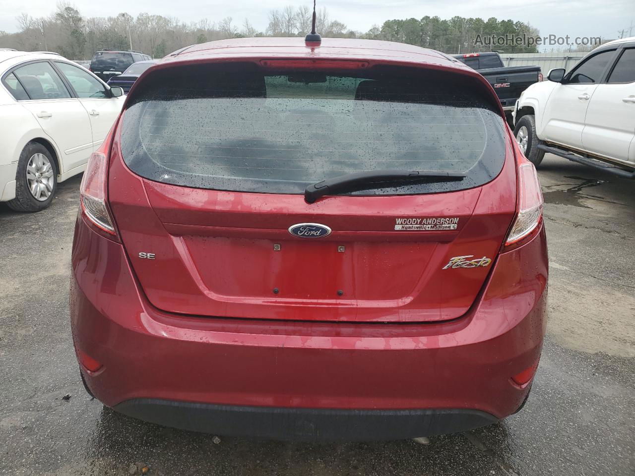 2016 Ford Fiesta Se Red vin: 3FADP4EJ0GM103485