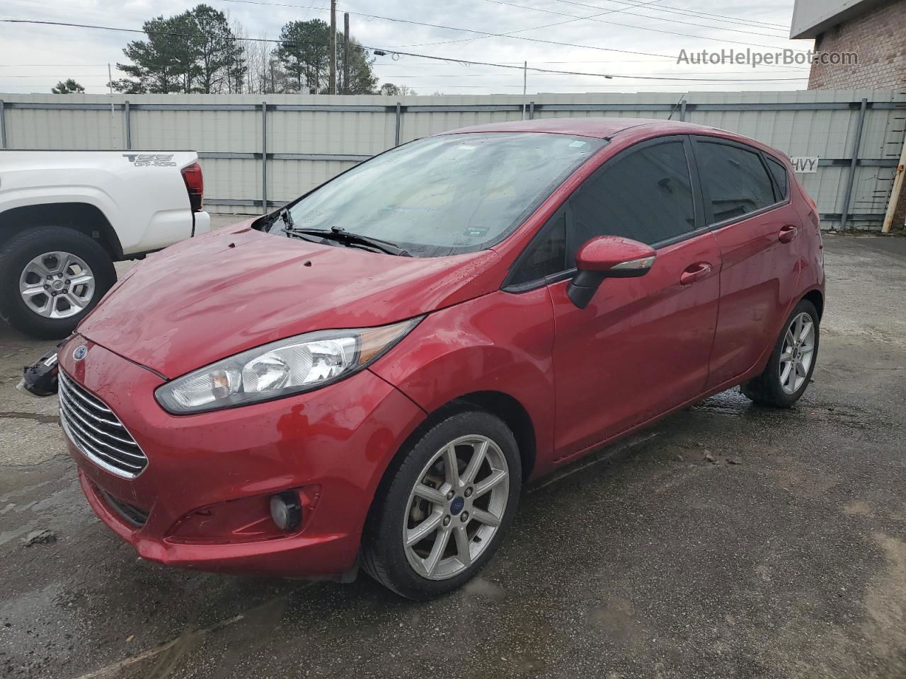 2016 Ford Fiesta Se Red vin: 3FADP4EJ0GM103485