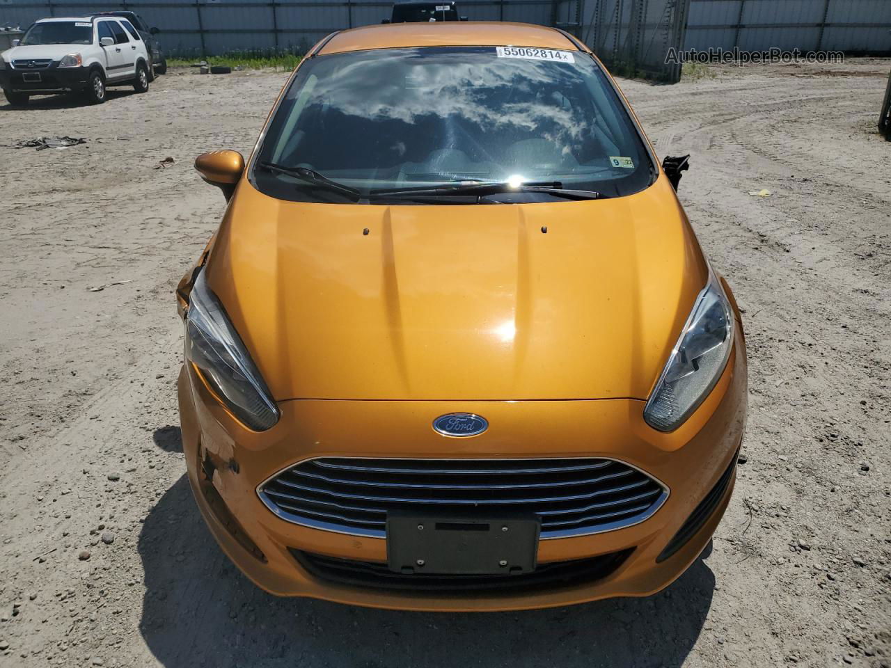 2016 Ford Fiesta Se Оранжевый vin: 3FADP4EJ0GM112526