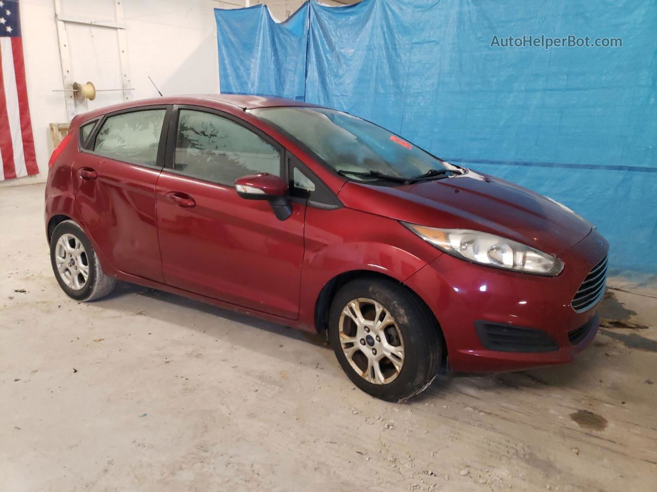 2016 Ford Fiesta Se Red vin: 3FADP4EJ0GM134042