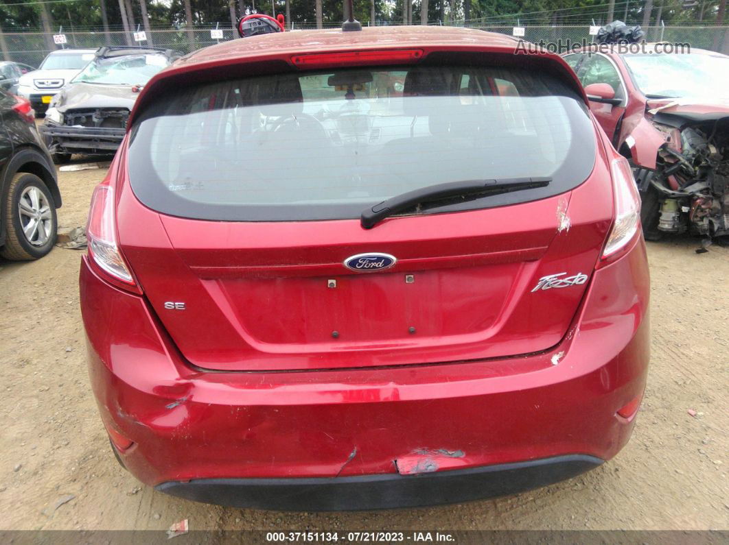 2016 Ford Fiesta Se Red vin: 3FADP4EJ0GM158034