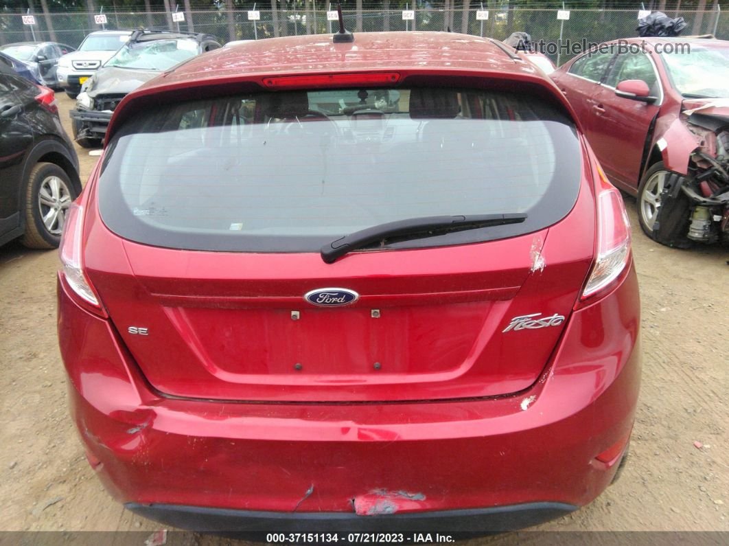 2016 Ford Fiesta Se Red vin: 3FADP4EJ0GM158034