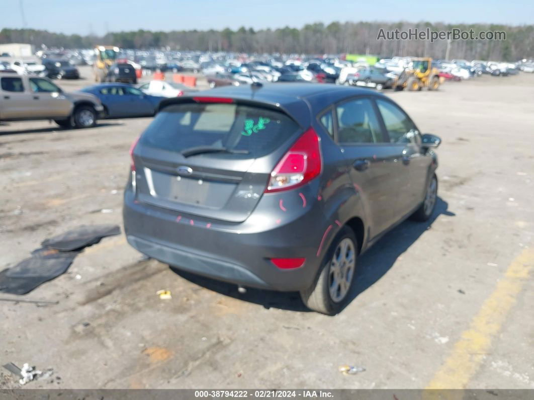 2016 Ford Fiesta Se Gray vin: 3FADP4EJ0GM165243