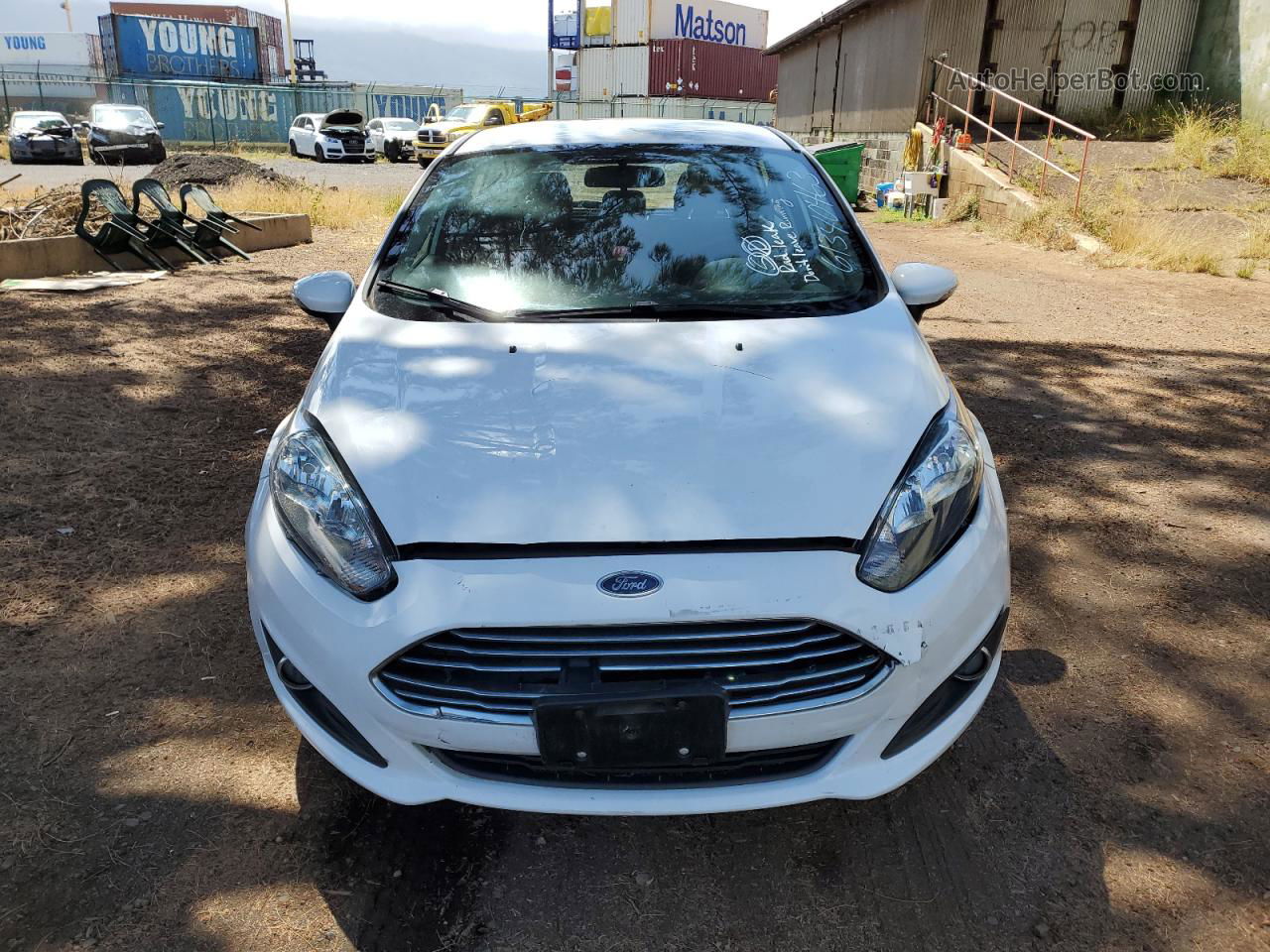 2016 Ford Fiesta Se White vin: 3FADP4EJ0GM178963