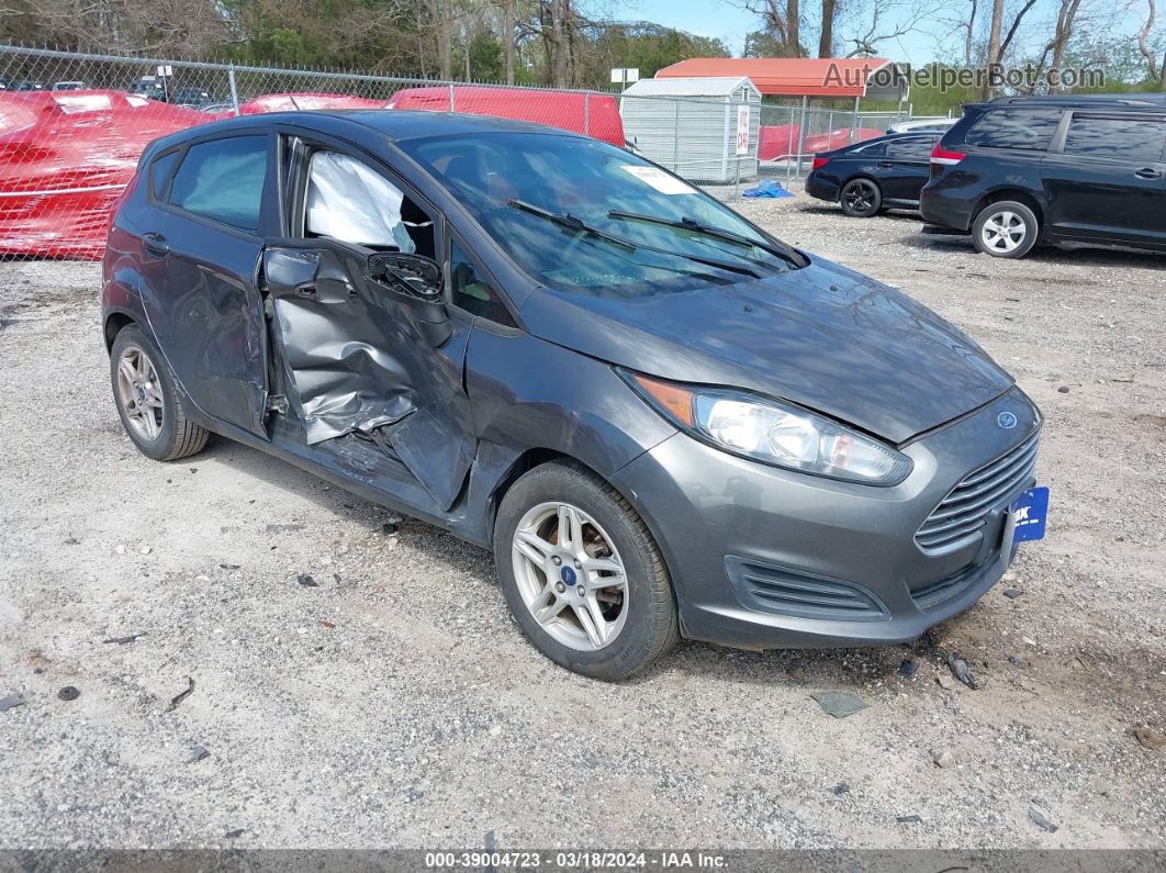 2017 Ford Fiesta Se Gray vin: 3FADP4EJ0HM101916