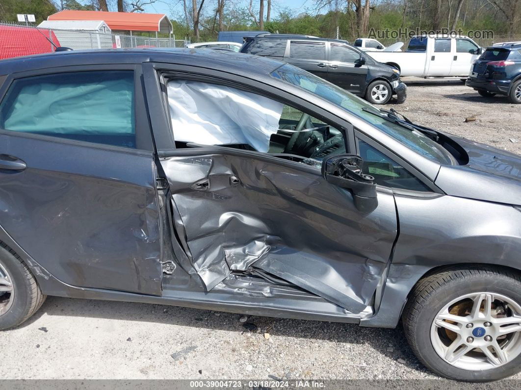 2017 Ford Fiesta Se Gray vin: 3FADP4EJ0HM101916