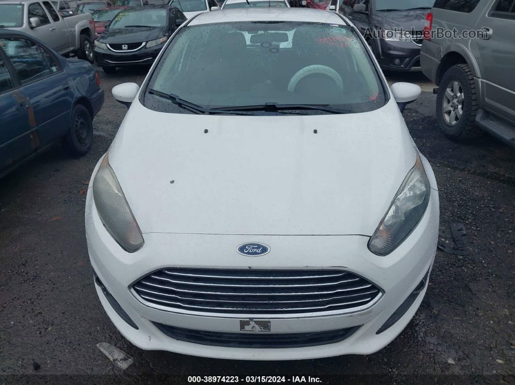 2017 Ford Fiesta Se White vin: 3FADP4EJ0HM110454