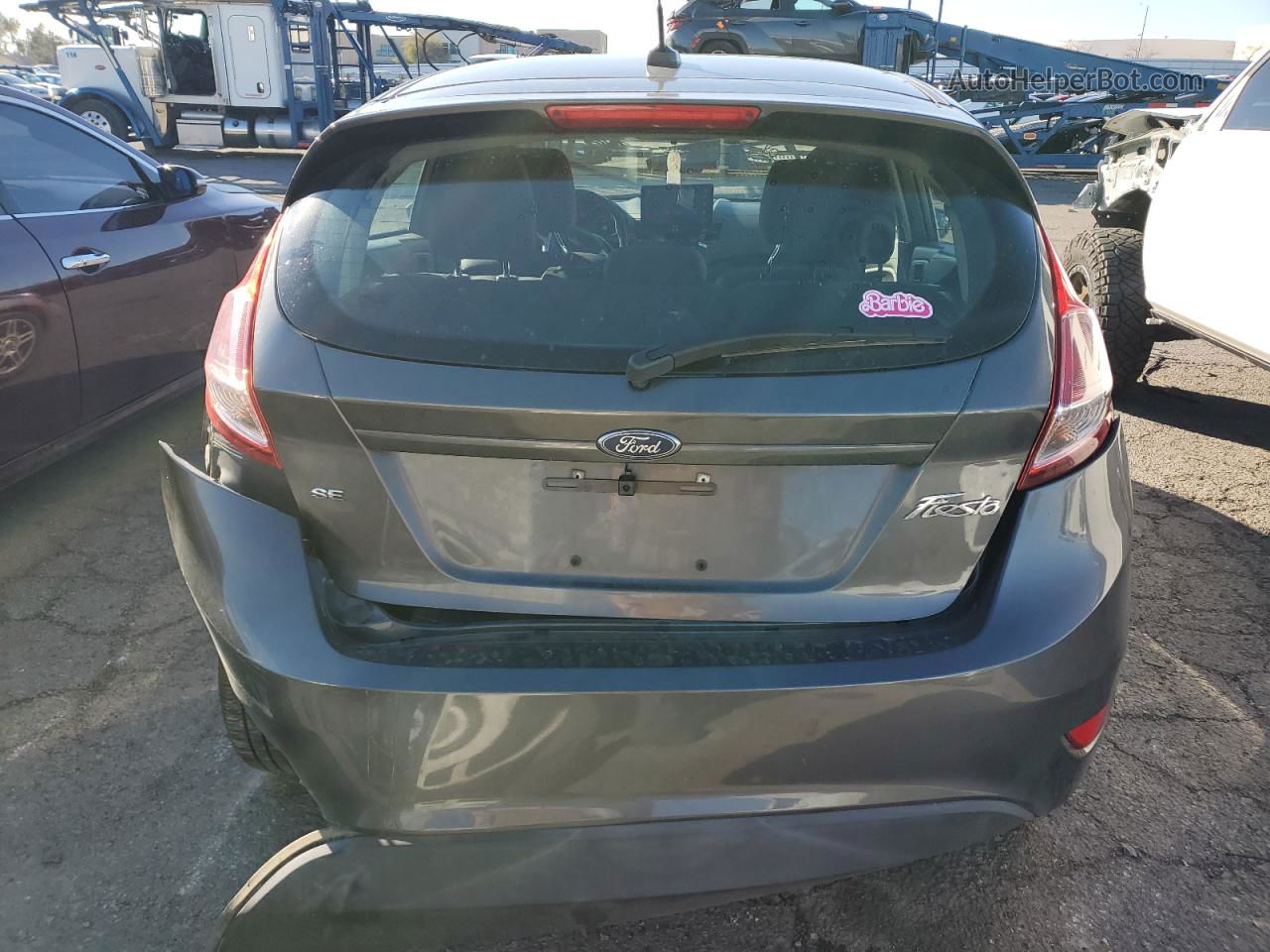 2017 Ford Fiesta Se Charcoal vin: 3FADP4EJ0HM118585