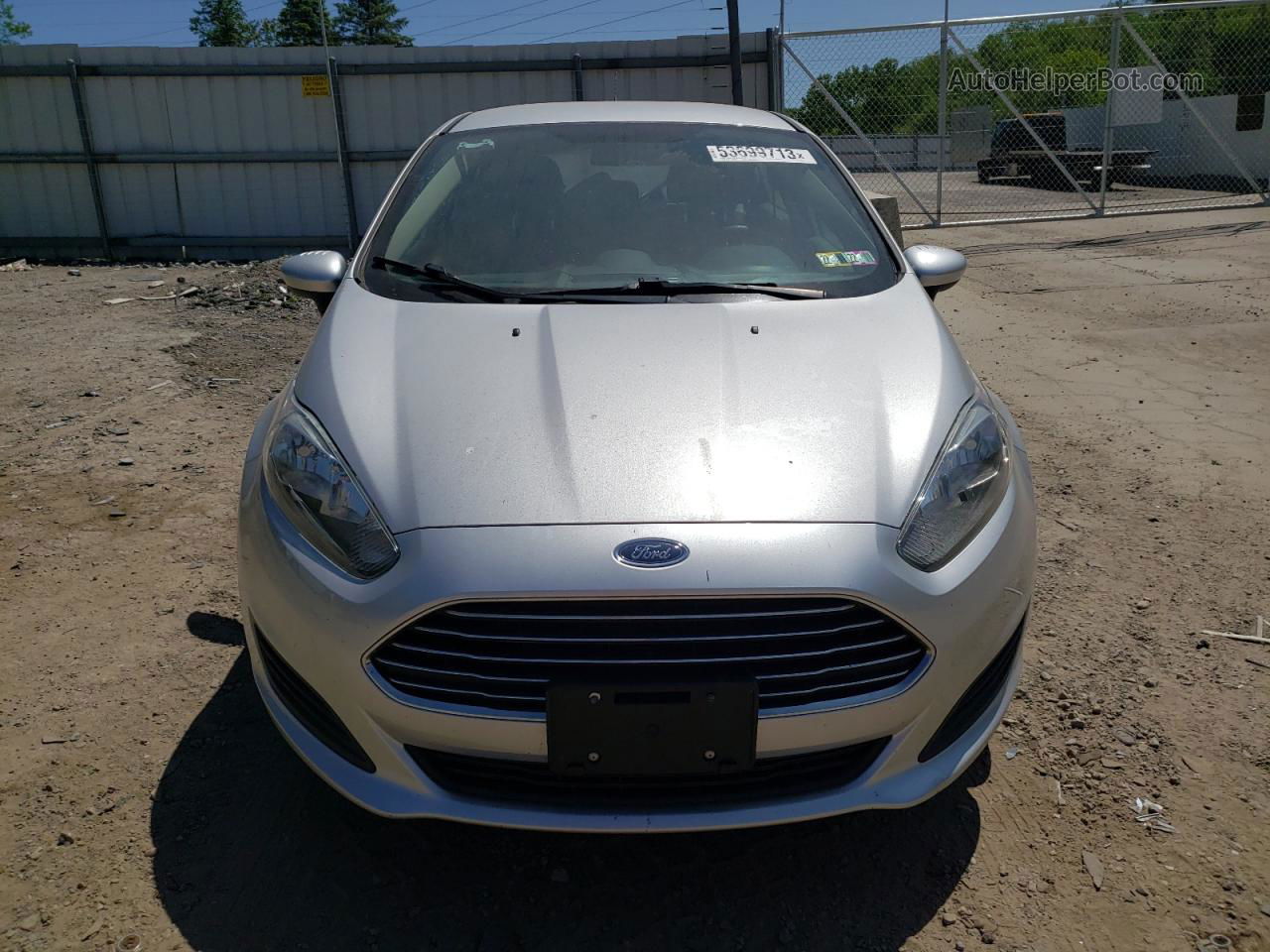 2017 Ford Fiesta Se Silver vin: 3FADP4EJ0HM123625