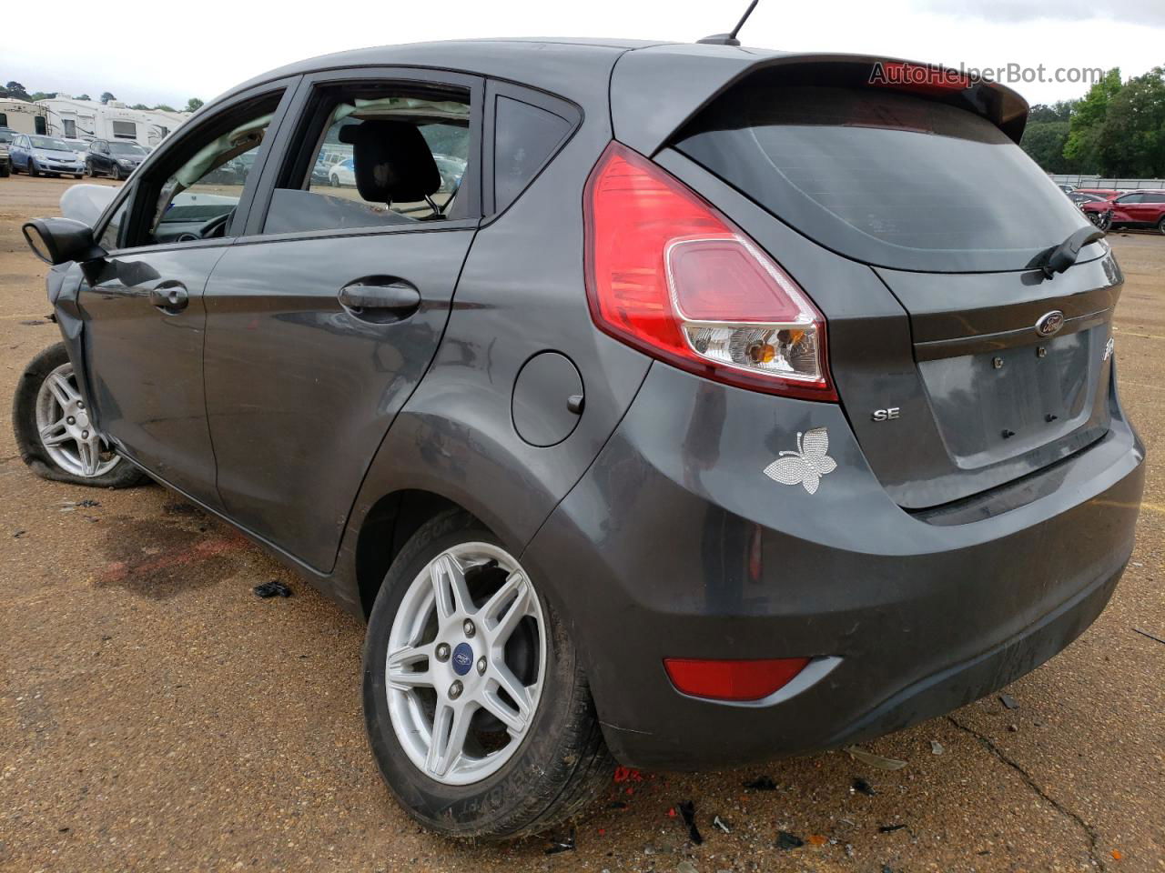 2017 Ford Fiesta Se Угольный vin: 3FADP4EJ0HM169827