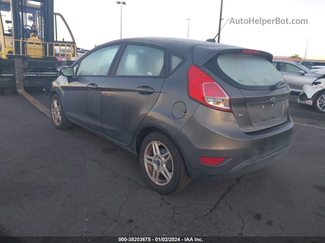 2019 Ford Fiesta Se Gray vin: 3FADP4EJ0KM109635