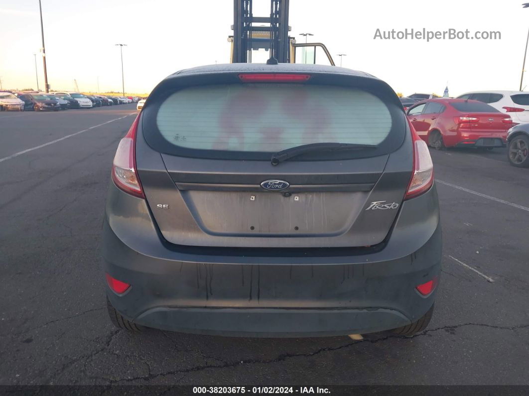 2019 Ford Fiesta Se Gray vin: 3FADP4EJ0KM109635