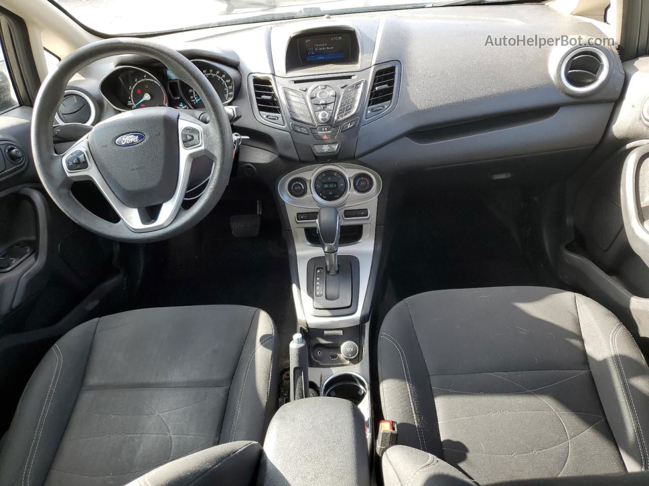 2019 Ford Fiesta Se Gray vin: 3FADP4EJ0KM110994