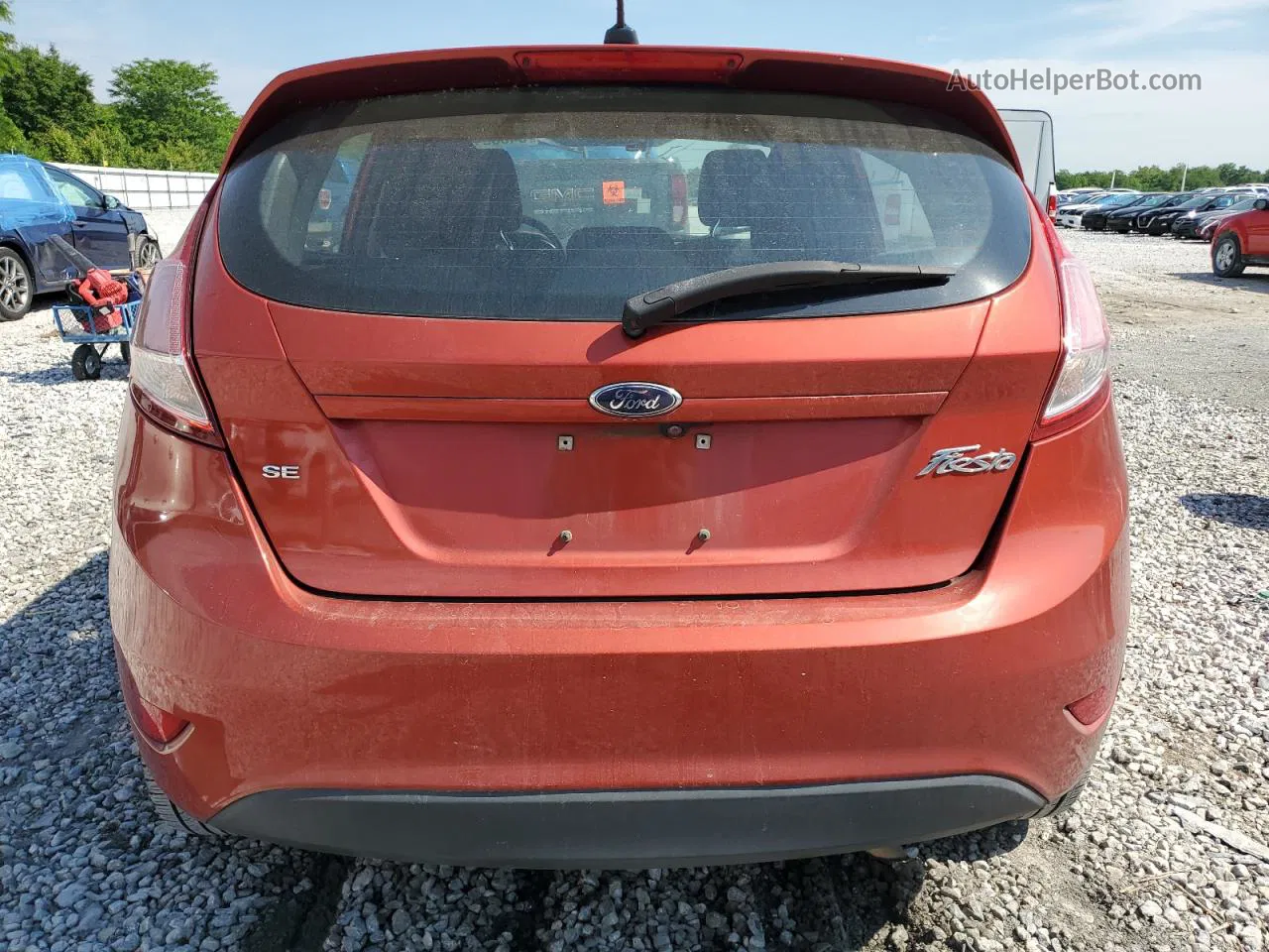 2019 Ford Fiesta Se Red vin: 3FADP4EJ0KM131604