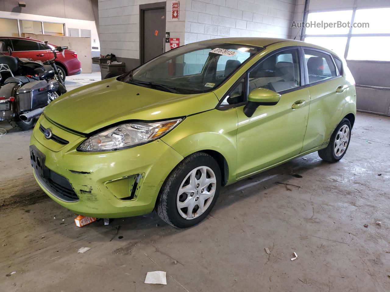 2011 Ford Fiesta Se Зеленый vin: 3FADP4EJ1BM104315