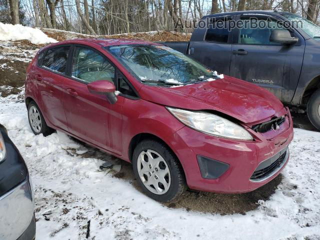 2011 Ford Fiesta Se Maroon vin: 3FADP4EJ1BM133992