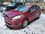 2011 Ford Fiesta Se Maroon vin: 3FADP4EJ1BM133992