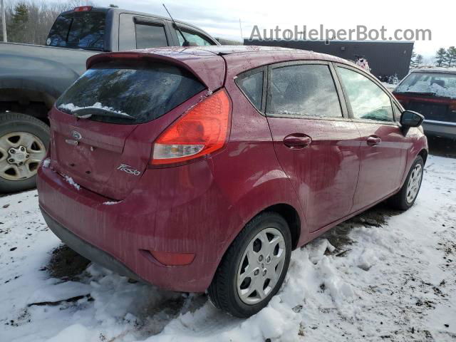 2011 Ford Fiesta Se Maroon vin: 3FADP4EJ1BM133992