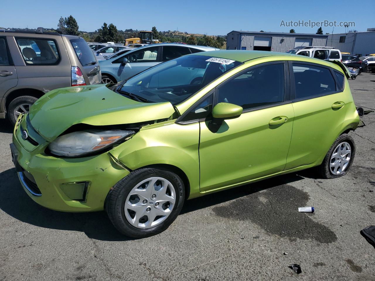 2011 Ford Fiesta Se Green vin: 3FADP4EJ1BM145687