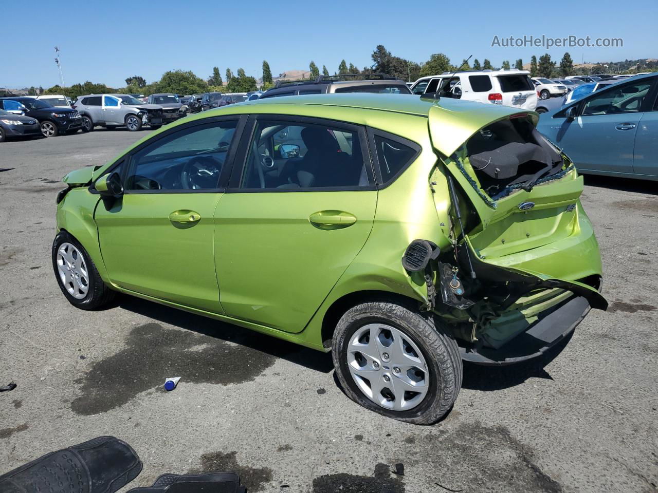 2011 Ford Fiesta Se Green vin: 3FADP4EJ1BM145687