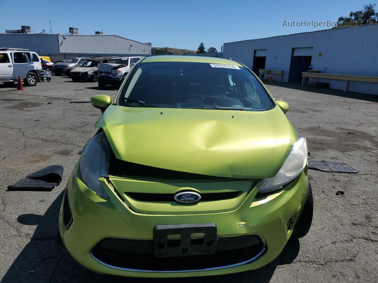 2011 Ford Fiesta Se Green vin: 3FADP4EJ1BM145687