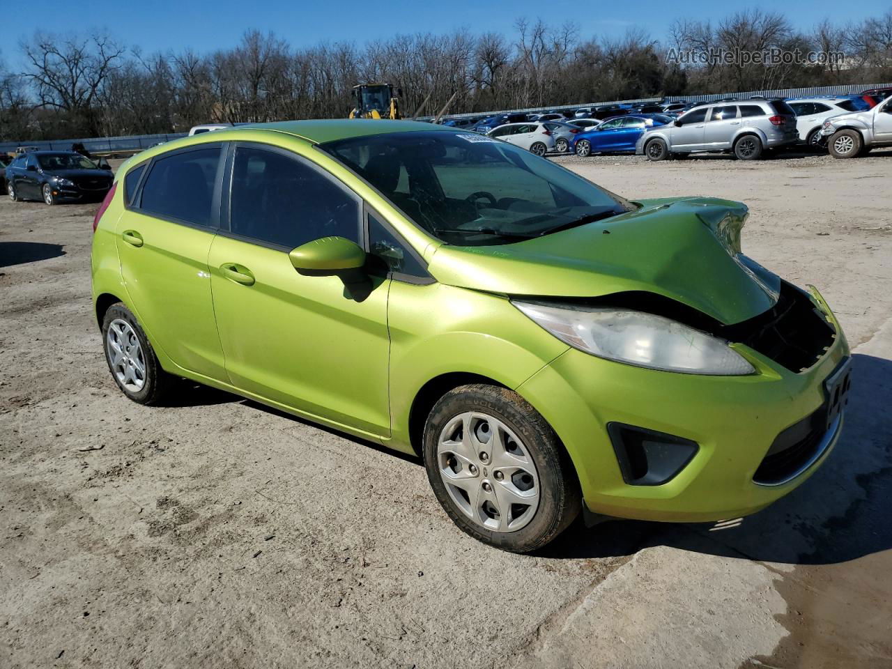 2011 Ford Fiesta Se Green vin: 3FADP4EJ1BM167351