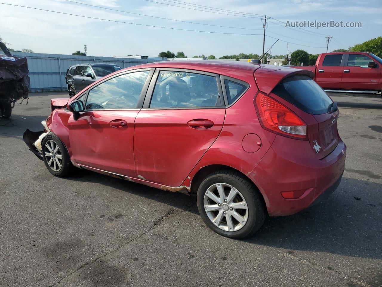 2011 Ford Fiesta Se Red vin: 3FADP4EJ1BM193402