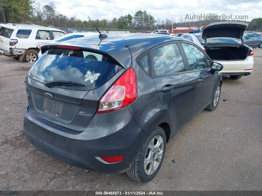 2015 Ford Fiesta Se Gray vin: 3FADP4EJ1FM105602