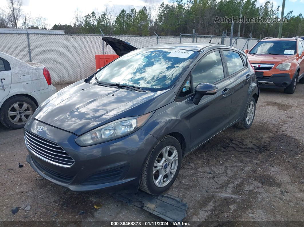 2015 Ford Fiesta Se Gray vin: 3FADP4EJ1FM105602