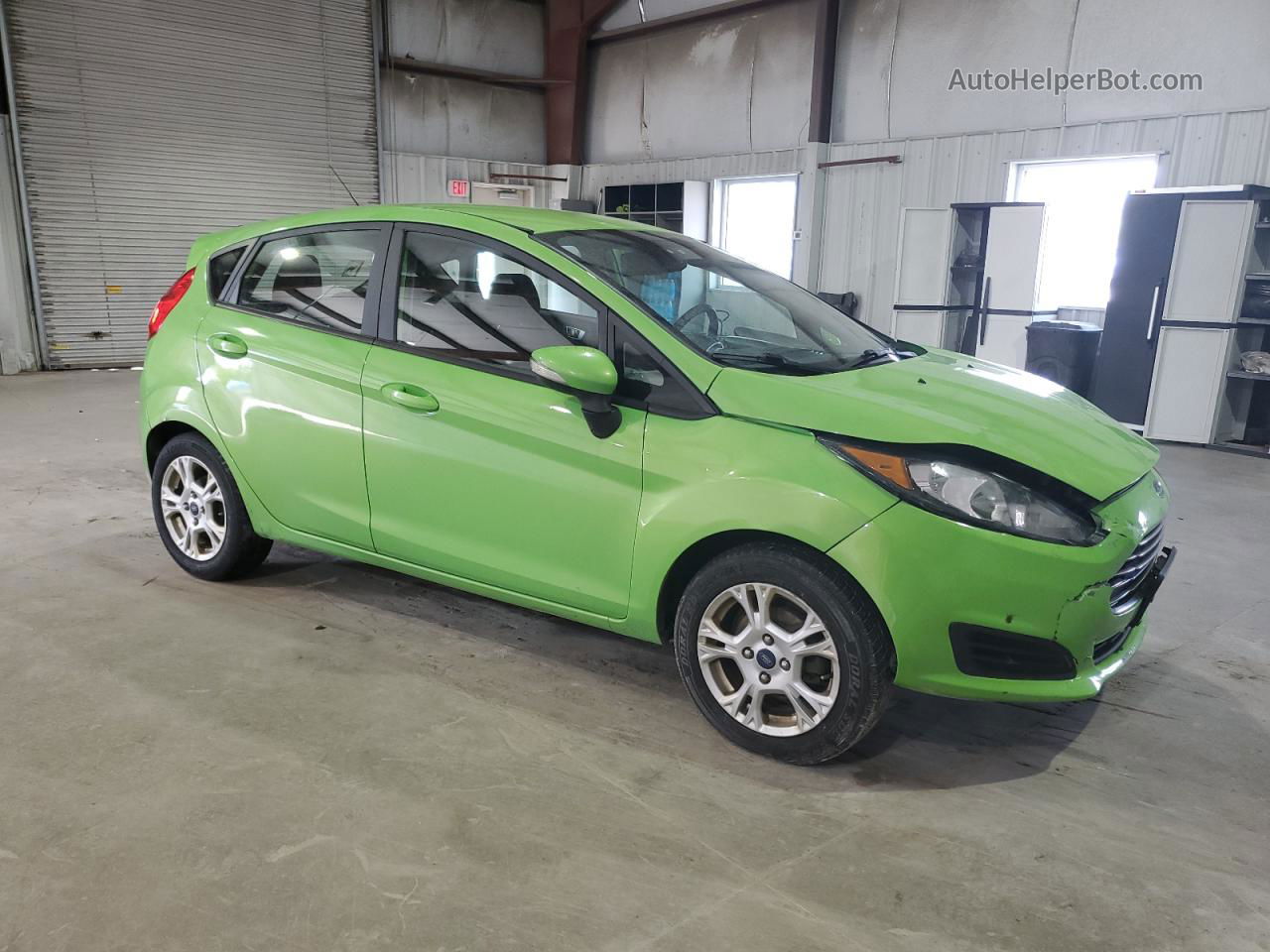 2015 Ford Fiesta Se Green vin: 3FADP4EJ1FM140592