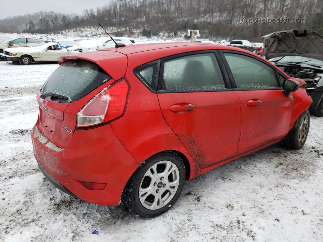 2015 Ford Fiesta Se Red vin: 3FADP4EJ1FM141354