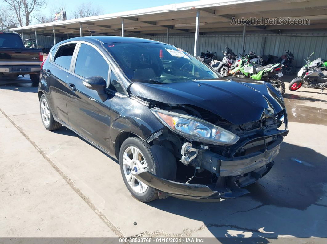 2015 Ford Fiesta Se Black vin: 3FADP4EJ1FM145615