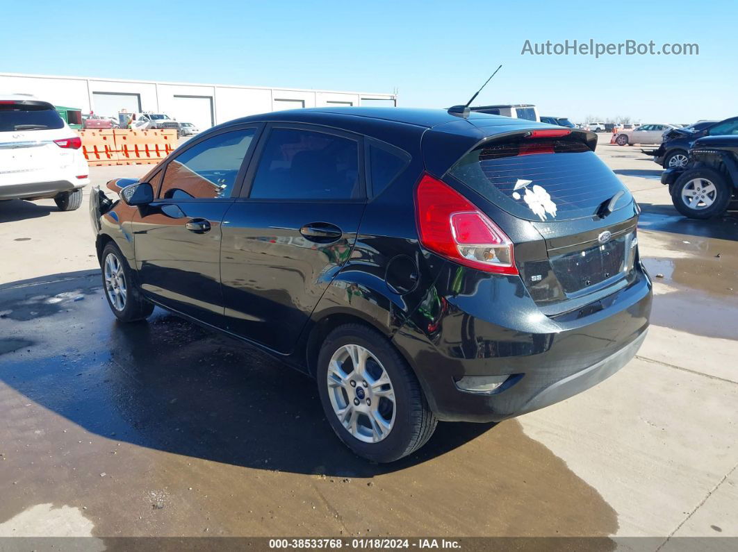 2015 Ford Fiesta Se Black vin: 3FADP4EJ1FM145615