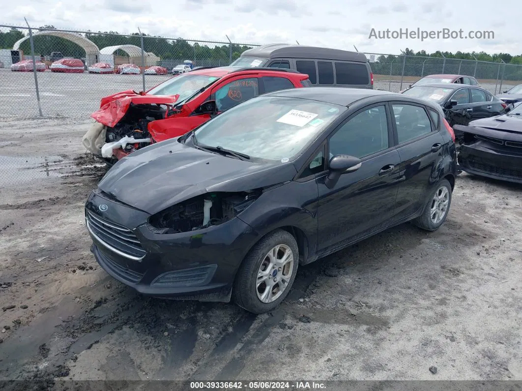 2015 Ford Fiesta Se Black vin: 3FADP4EJ1FM204775