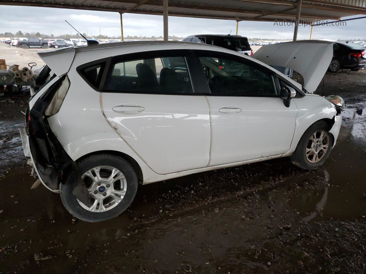 2015 Ford Fiesta Se White vin: 3FADP4EJ1FM214254