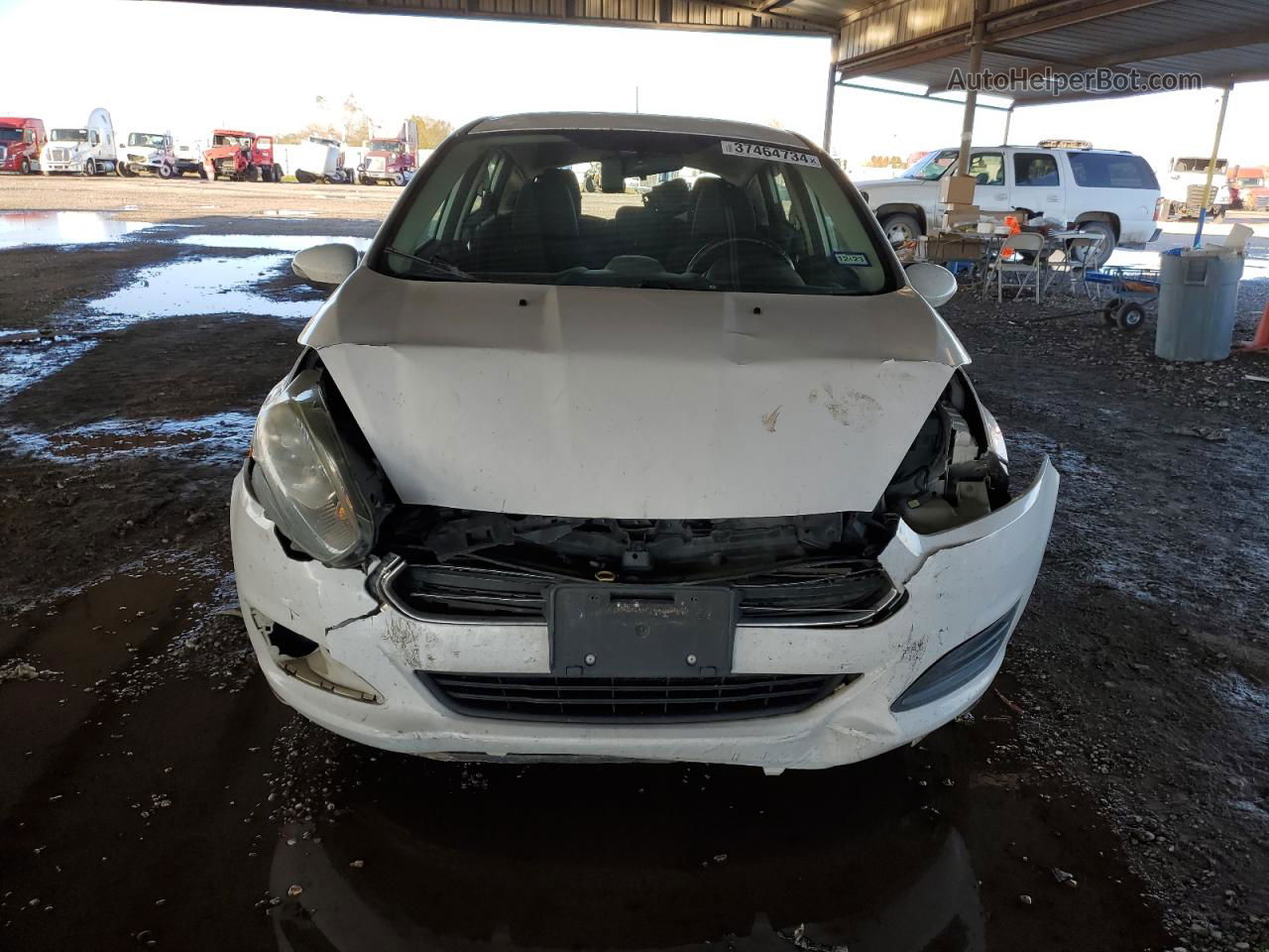 2015 Ford Fiesta Se White vin: 3FADP4EJ1FM214254