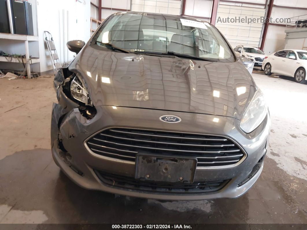 2015 Ford Fiesta Se Gray vin: 3FADP4EJ1FM216974