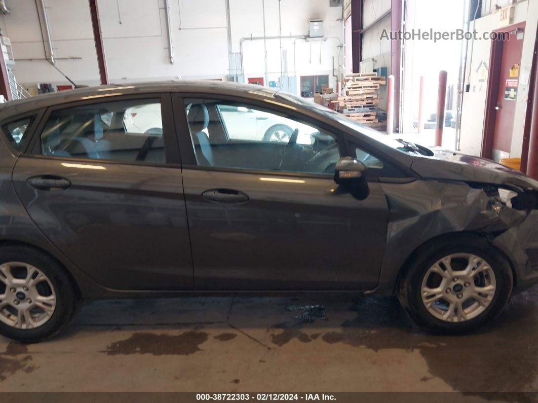 2015 Ford Fiesta Se Gray vin: 3FADP4EJ1FM216974