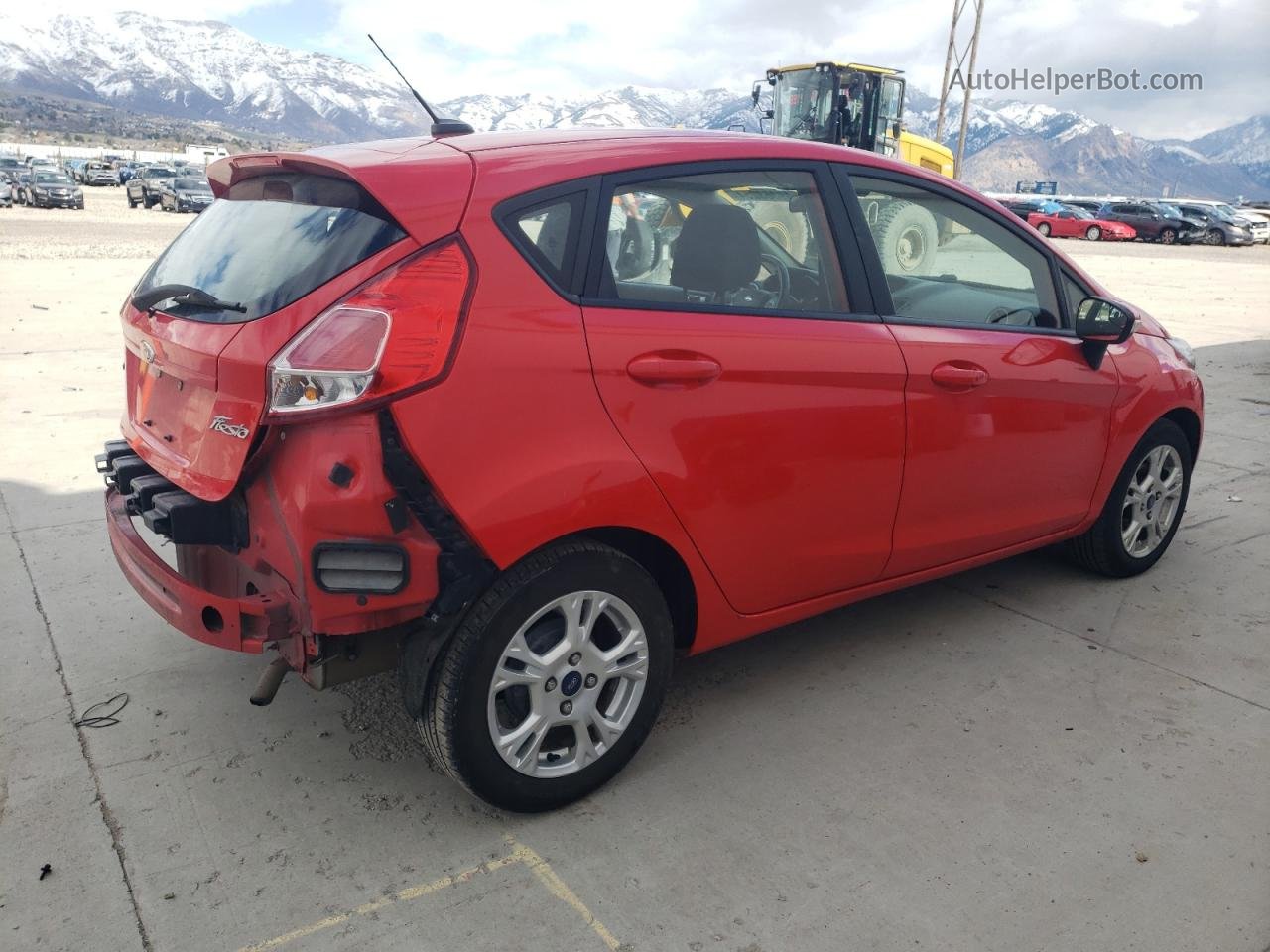2015 Ford Fiesta Se Red vin: 3FADP4EJ1FM221219