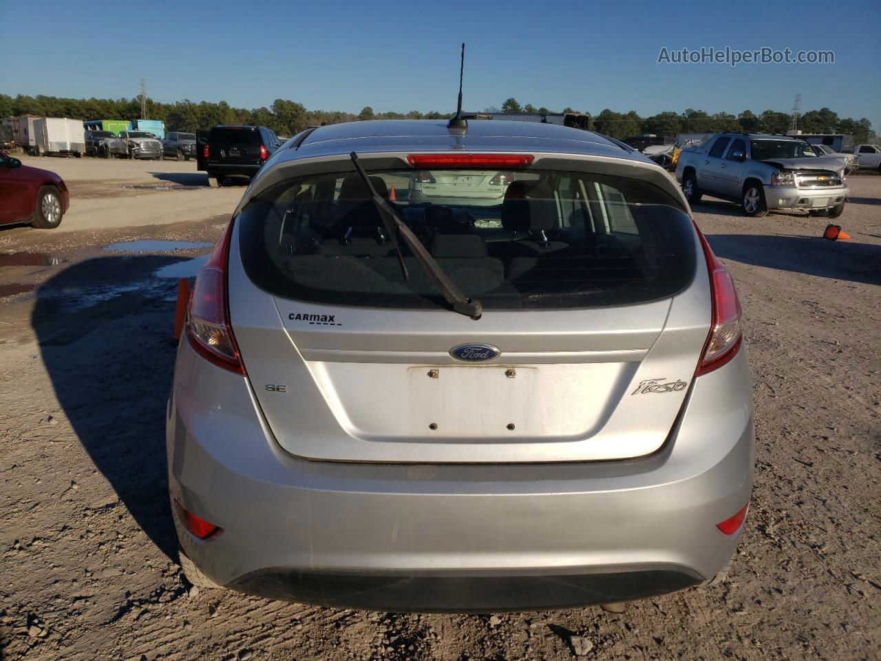 2016 Ford Fiesta Se Silver vin: 3FADP4EJ1GM104595