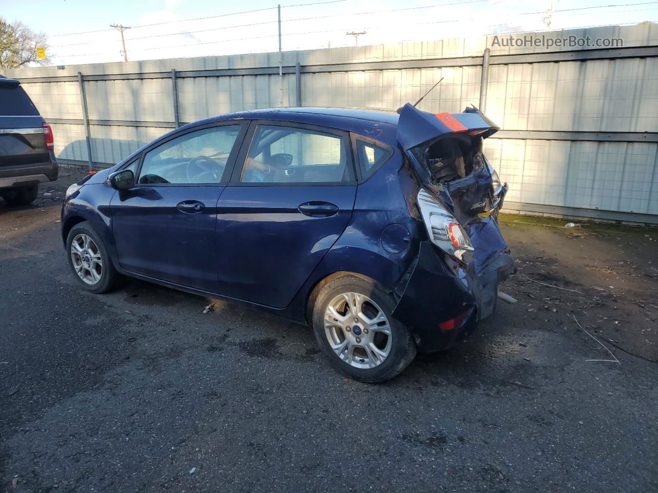 2016 Ford Fiesta Se Blue vin: 3FADP4EJ1GM111272